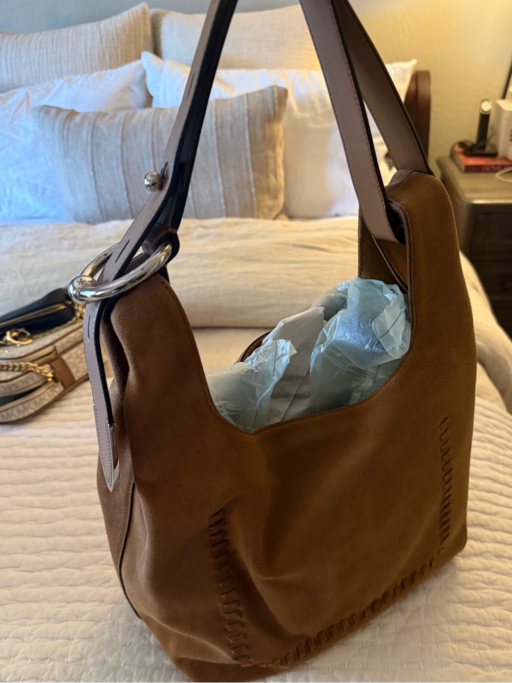 Rebecca Minkoff Suede Shoulder Tote